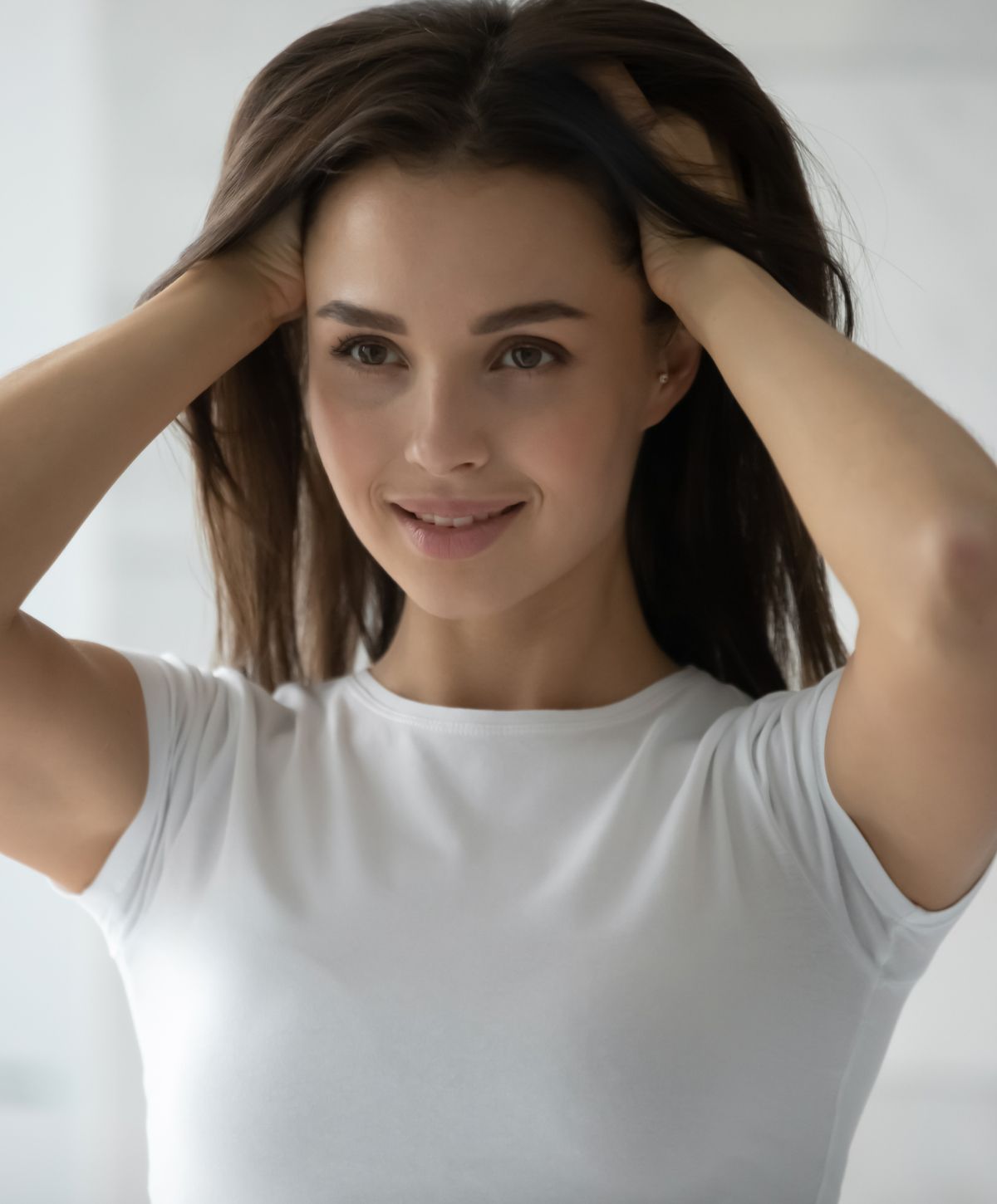 Old Woman For Prp Hair Therapy